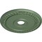 Ekena Millwork Wreath Ceiling Medallion (Fits Canopies up to 6"), 21 1/8"OD x 3 5/8"ID x 7/8"P, Athenian Green CM21WRAGF - alternate 5
